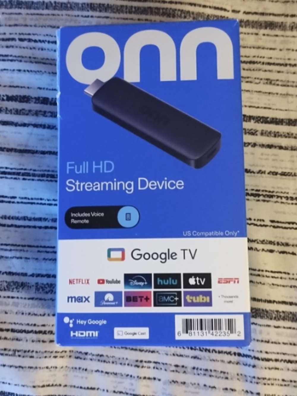 Onn Full HD Streaming Device - Black